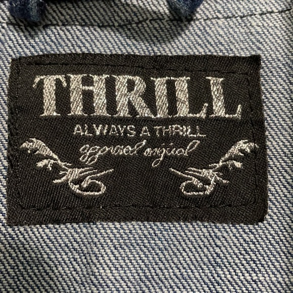 Thrill ladies denim vest jacket - Picture 3 of 7